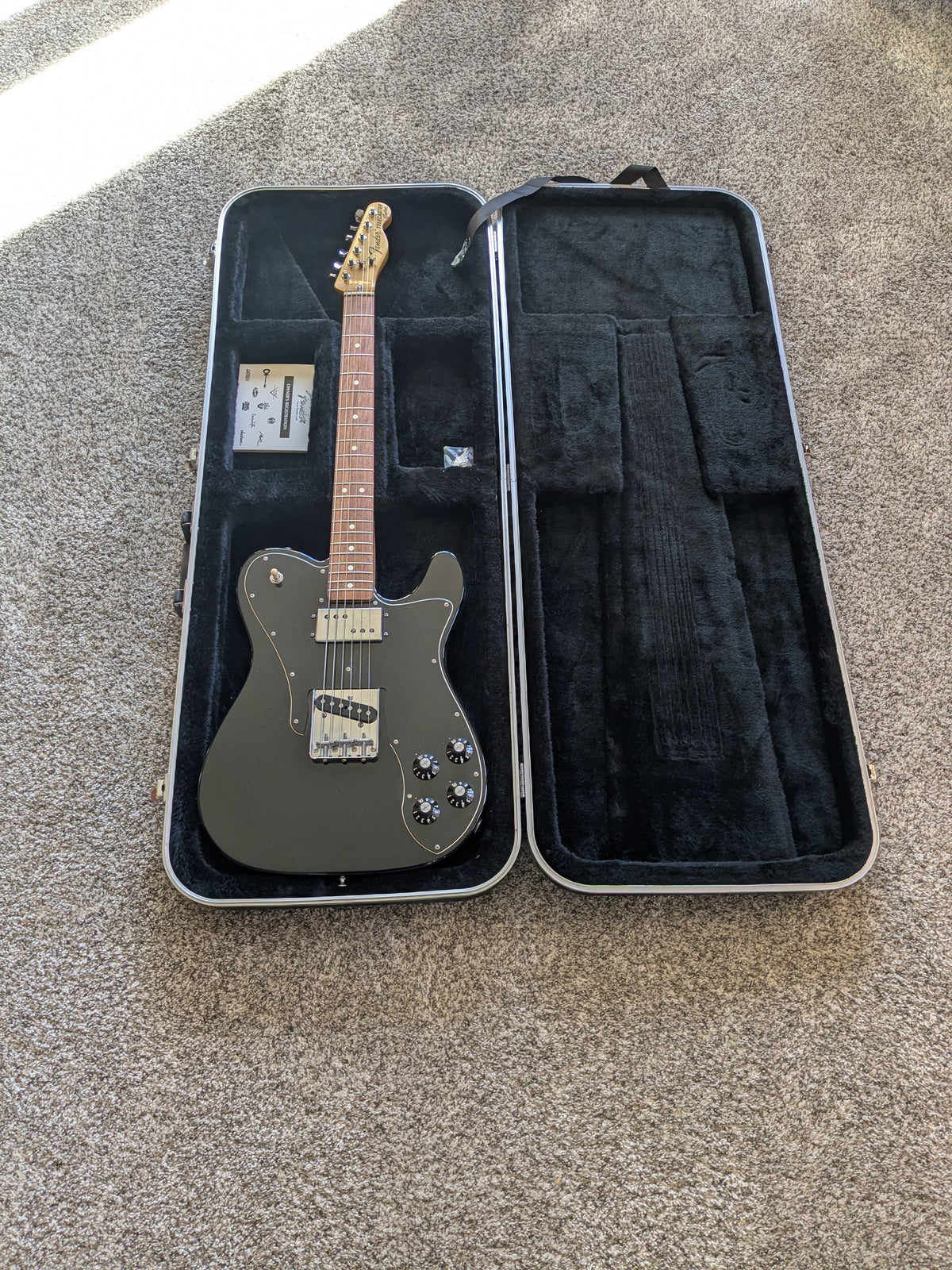Fender Classic Series '72 Telecaster Custom with Rosewood Fretboard 2000 - 2018 - Black