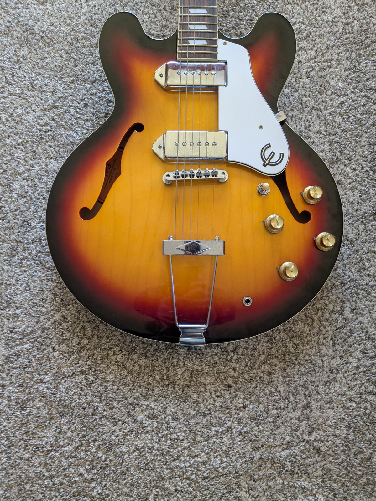Epiphone Casino Reissue 1995 - 2004 - Vintage Sunburst - Peerless