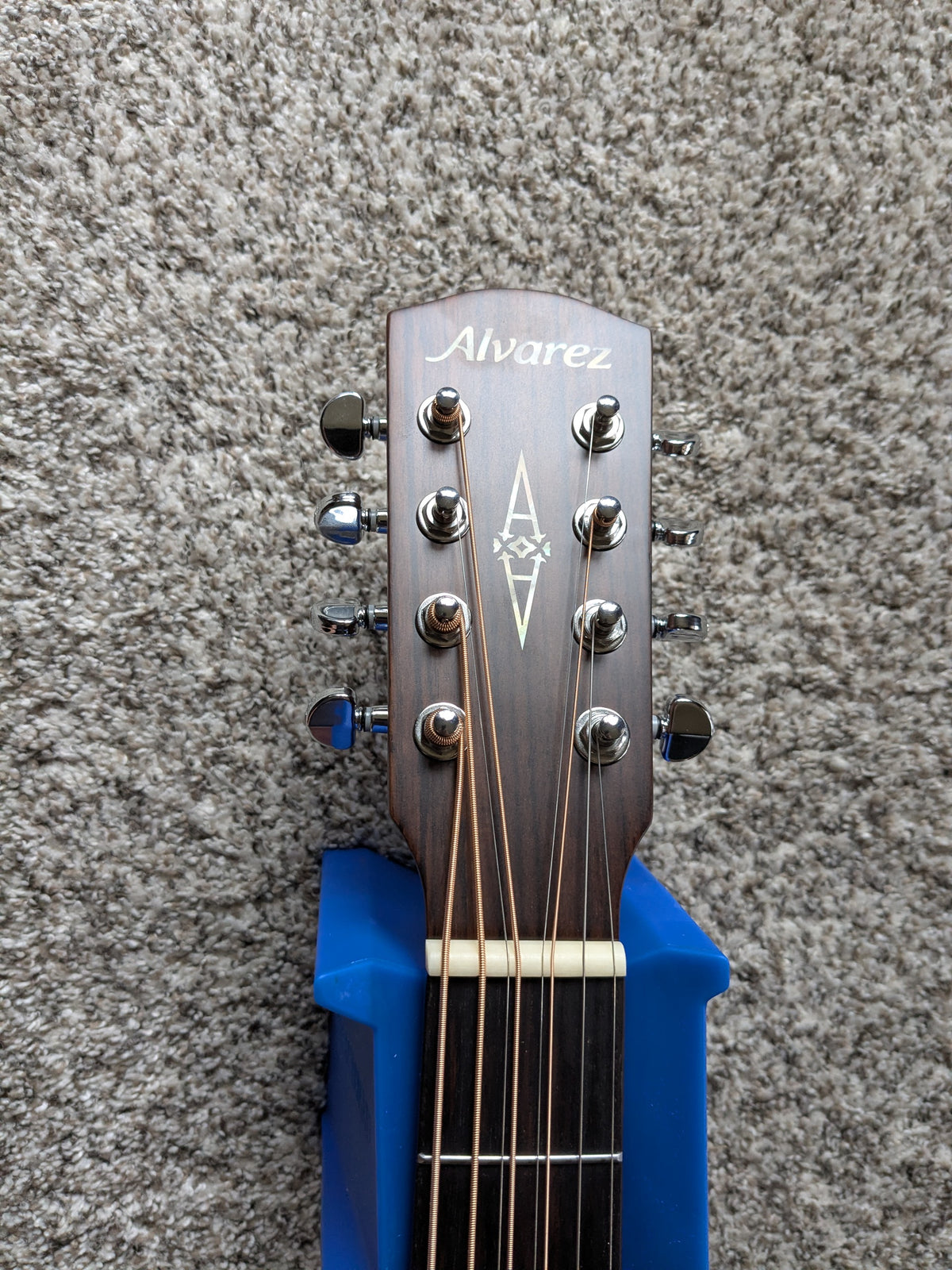 Alvarez ABT60CE Baritone 8-String with Electronics 2020s - Shadowburst