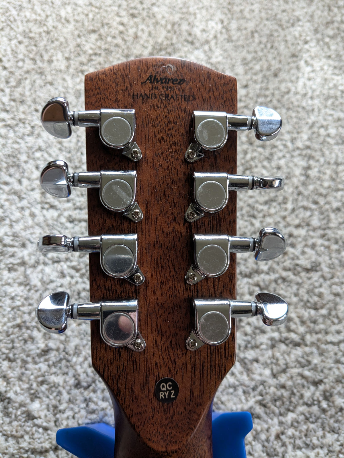Alvarez ABT60CE Baritone 8-String with Electronics 2020s - Shadowburst